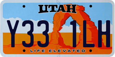 UT license plate Y331LH