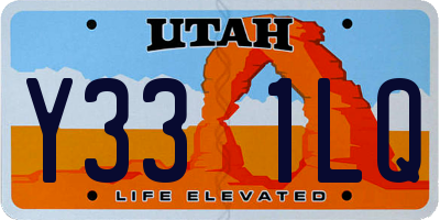 UT license plate Y331LQ
