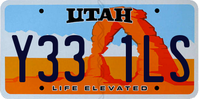 UT license plate Y331LS