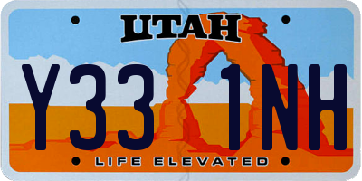 UT license plate Y331NH