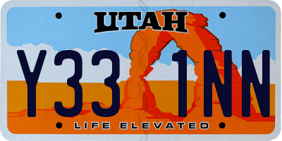 UT license plate Y331NN