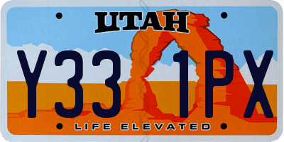 UT license plate Y331PX