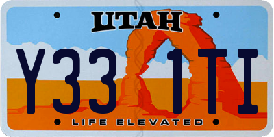 UT license plate Y331TI