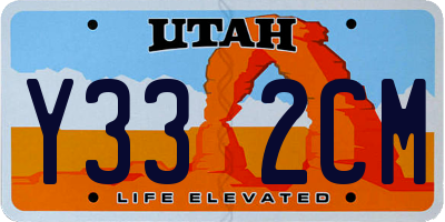 UT license plate Y332CM