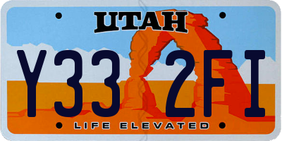 UT license plate Y332FI