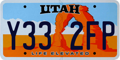UT license plate Y332FP