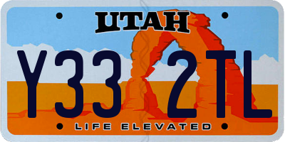 UT license plate Y332TL