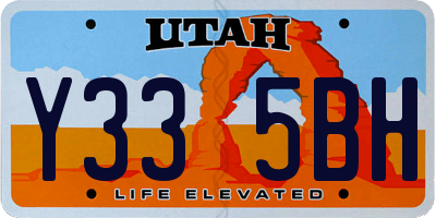 UT license plate Y335BH