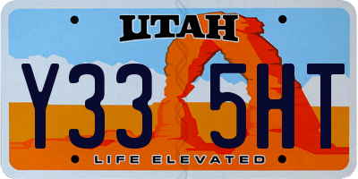 UT license plate Y335HT