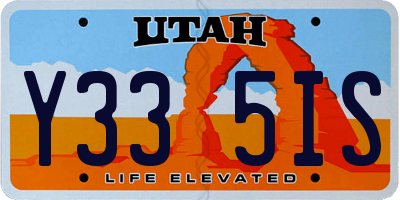 UT license plate Y335IS