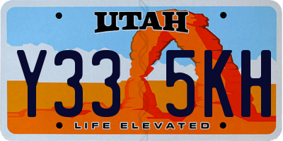 UT license plate Y335KH