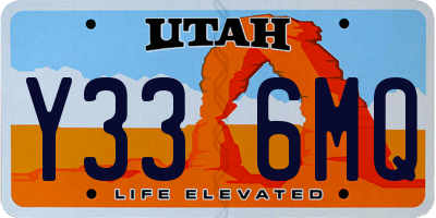 UT license plate Y336MQ