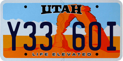 UT license plate Y336OI