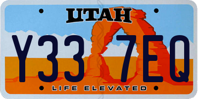 UT license plate Y337EQ