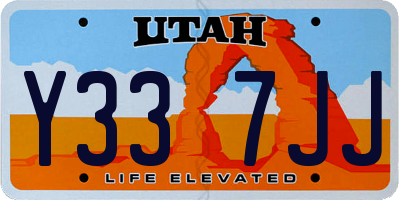 UT license plate Y337JJ