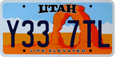 UT license plate Y337TL