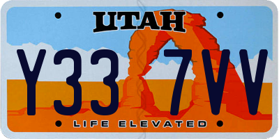 UT license plate Y337VV