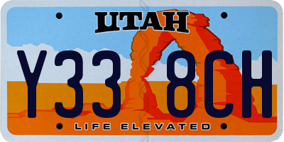 UT license plate Y338CH