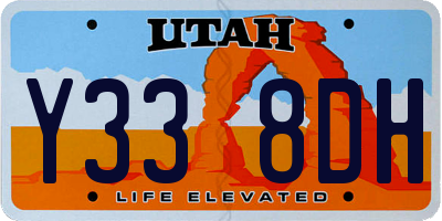 UT license plate Y338DH