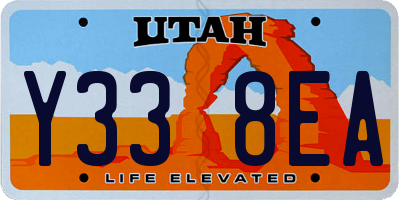 UT license plate Y338EA