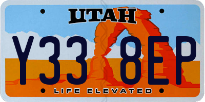 UT license plate Y338EP