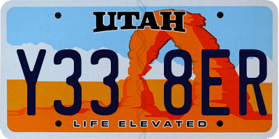 UT license plate Y338ER