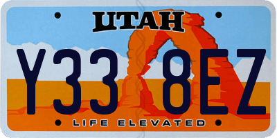 UT license plate Y338EZ