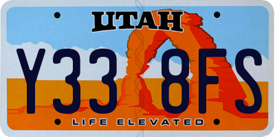 UT license plate Y338FS