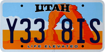 UT license plate Y338IS