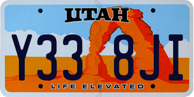 UT license plate Y338JI