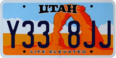 UT license plate Y338JJ
