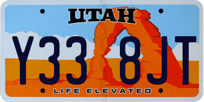 UT license plate Y338JT