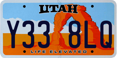 UT license plate Y338LQ