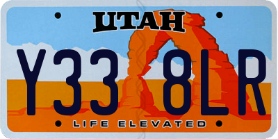 UT license plate Y338LR
