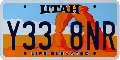 UT license plate Y338NR