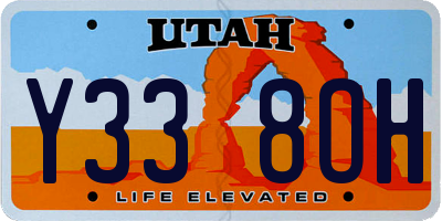 UT license plate Y338OH