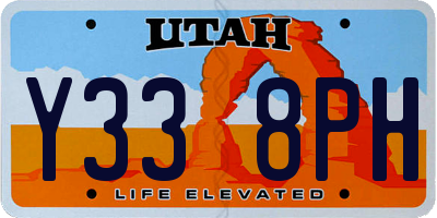 UT license plate Y338PH