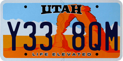 UT license plate Y338QM