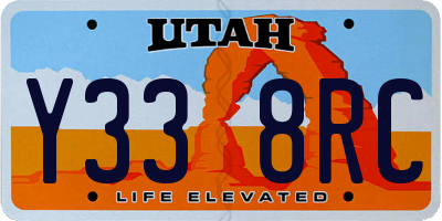 UT license plate Y338RC