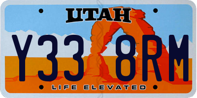 UT license plate Y338RM