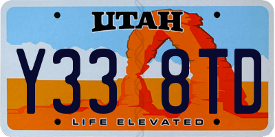 UT license plate Y338TD