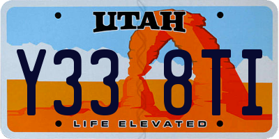 UT license plate Y338TI