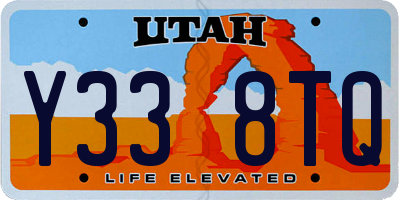 UT license plate Y338TQ