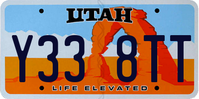 UT license plate Y338TT