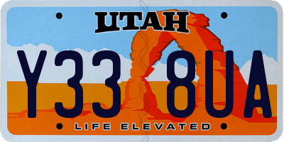 UT license plate Y338UA