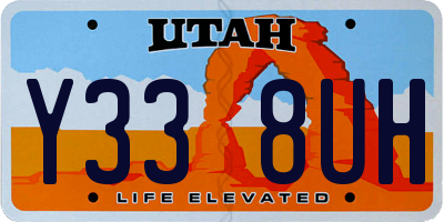 UT license plate Y338UH