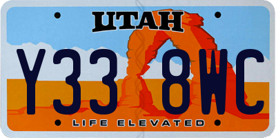 UT license plate Y338WC