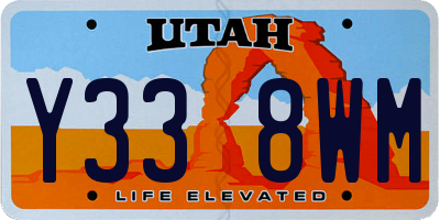 UT license plate Y338WM