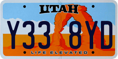 UT license plate Y338YD