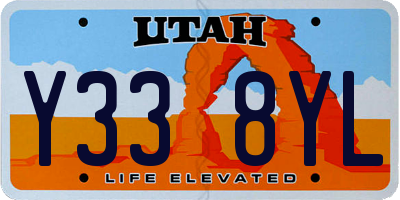 UT license plate Y338YL